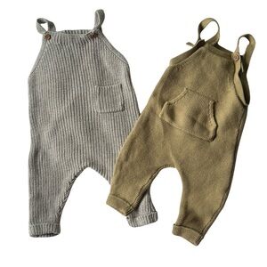 Cozy Knit Overalls 3-6 Months